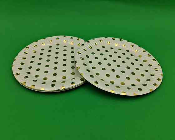 Тарелки бумажные одноразовые детские 