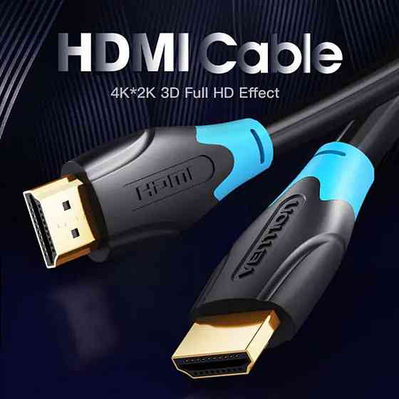 Відеоадаптер відео перехідник адаптер Vention HDMI-HDMI, 1 м, v2.0 AACBF Одеса