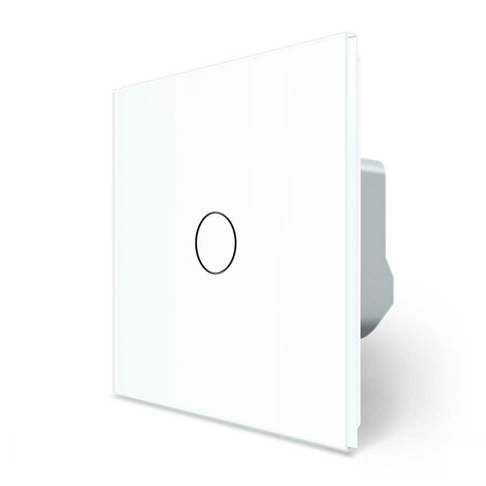 LIVOLO Розумний сенсорний Wi-Fi прохідний/перехресний вимикач 1 сенсор Livolo білий скло (VL-C7 Коломия - фото 5