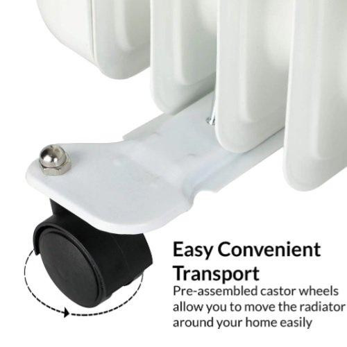 Радіатор масляний OLSEN & SMITH OR-01 DRO128M 2,5 кВт Одесса - изображение 3