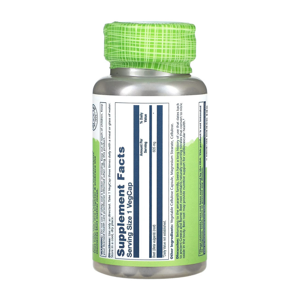 Коріння буряка Solaray Beet Root 605mg 100 caps Київ - фото 2