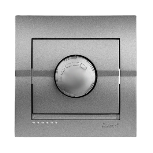 DERIY темно-сірий металік Вимикач диммерний 1000W Лезард Житомир