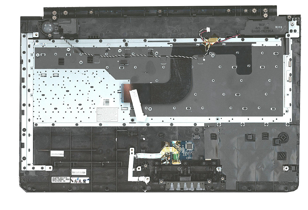 Клавиатура для ноутбука Samsung (RC520) Black, (Gray TopCase), RU Вінниця - фото 3