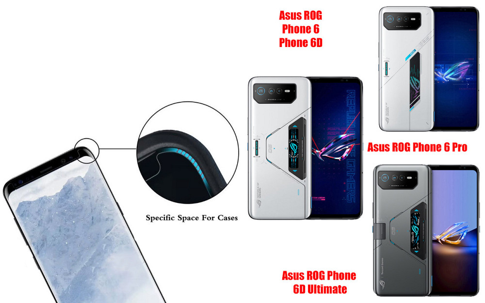 Захисне скло HyperGlass Pro для Asus ROG Phone 6, 6D, 6 Pro, 6D Ultimate – максимальна чутливість та захист Київ - фото 3