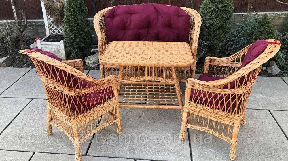 Мебель плетеная из лозы на подарок Киев - изображение 4