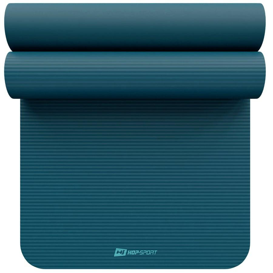 Коврик для йоги Hop-Sport HS-NB016GM NBR 1,5см темний морський Київ - фото 1