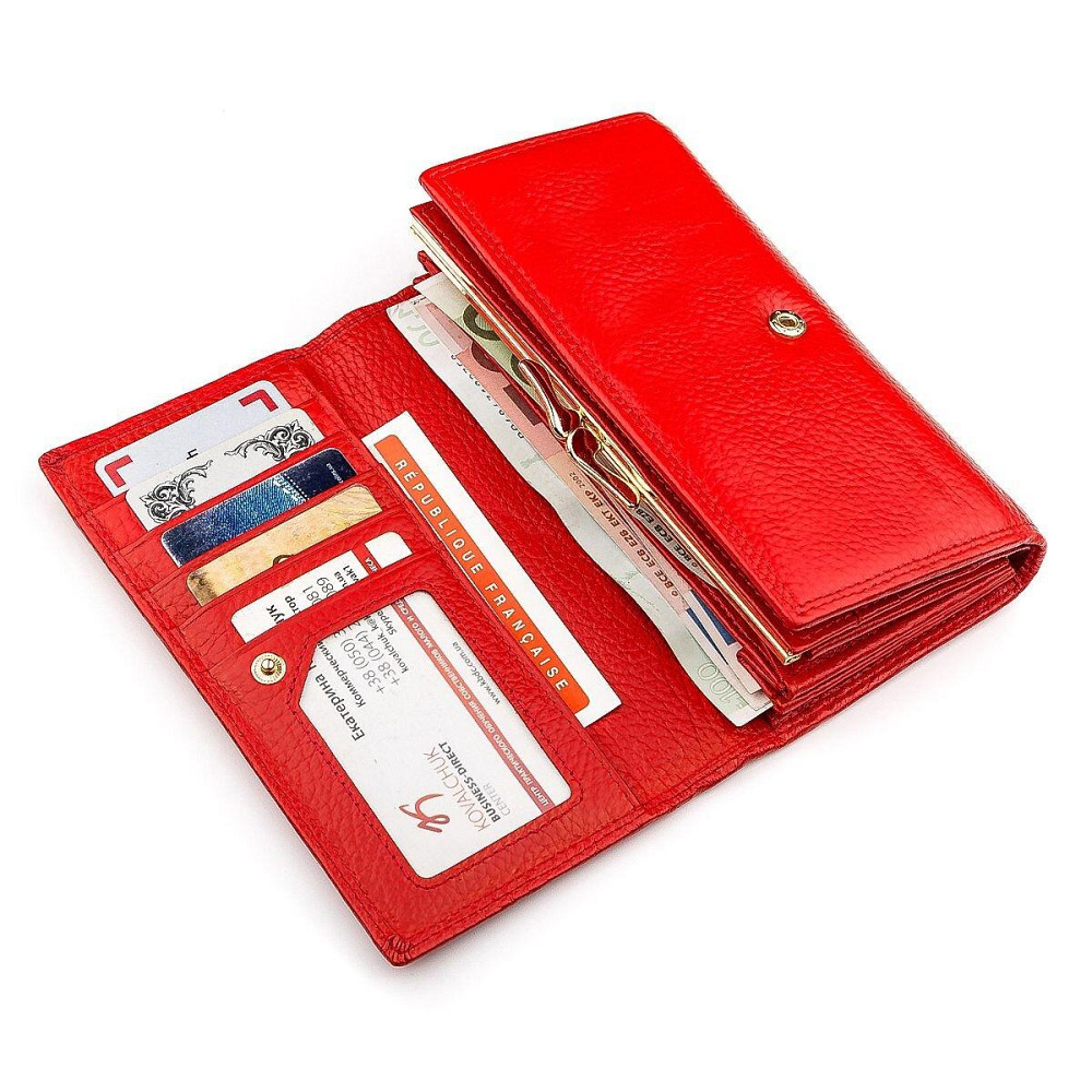 Гаманець жіночий Boston 18493 (S9001B) яскравий Червоний Київ - фото 5