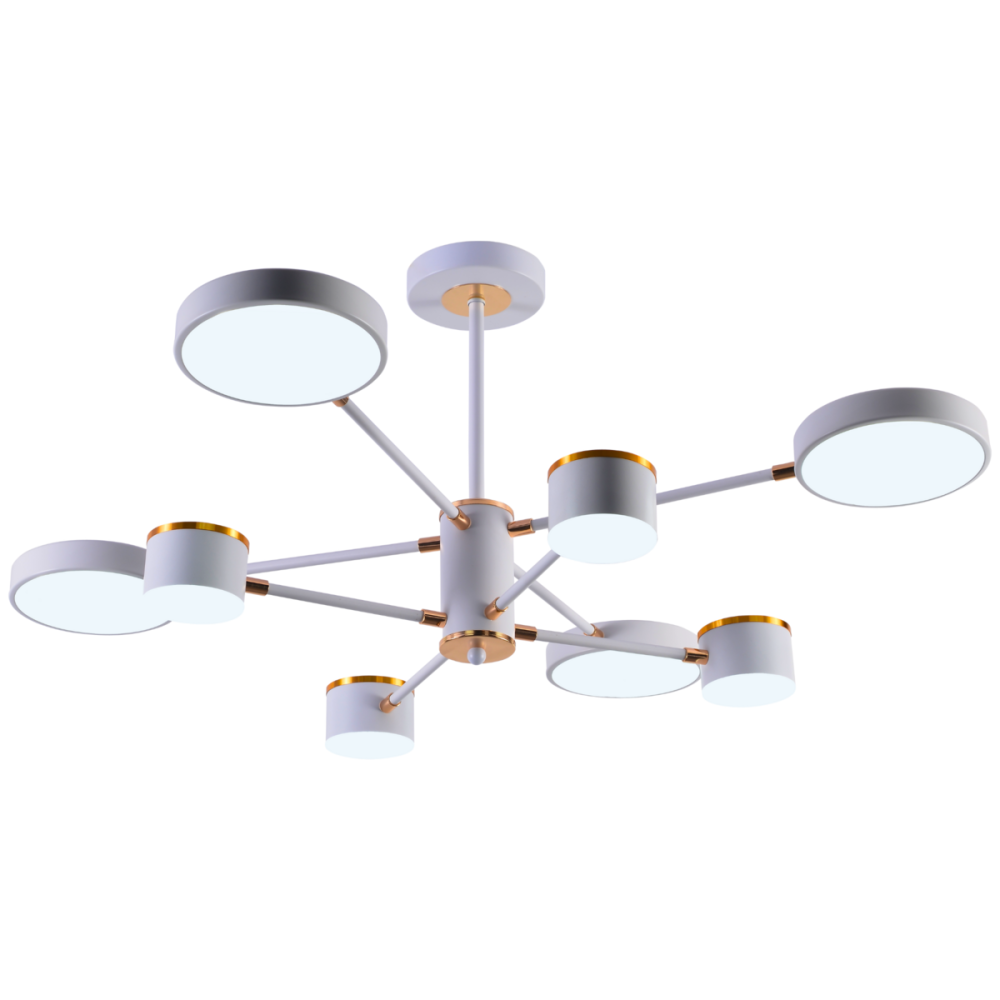 SIRIUS Люстра світлодіодна акрилова Sirius B X13288/8 WT+FGD Коломия - фото 1