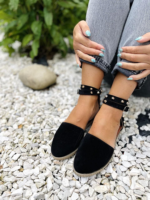 M.KRAFT Босоніжки жіночі M.KRAFT 0592 чорні (літо, замша натуральна) (3513) 37р.38р.39р. Коломия - фото 6