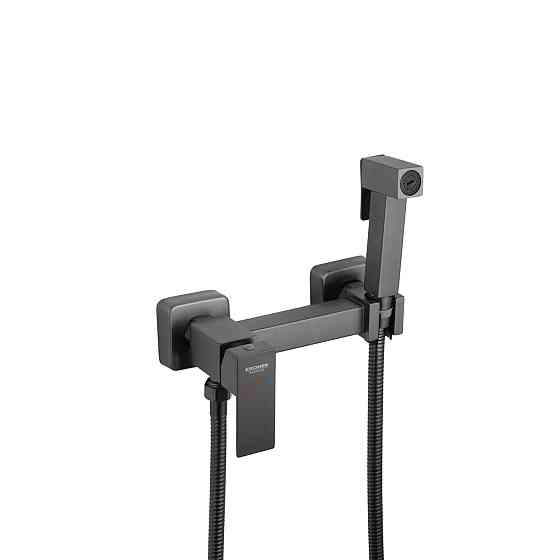 Набір для гігієнічного душу зі змішувачем Kroner KRP Edelstahl Kubus — PVD052 Київ