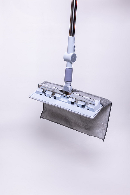 Універсальна плоска швабра для прибирання жовта Київ - фото 2