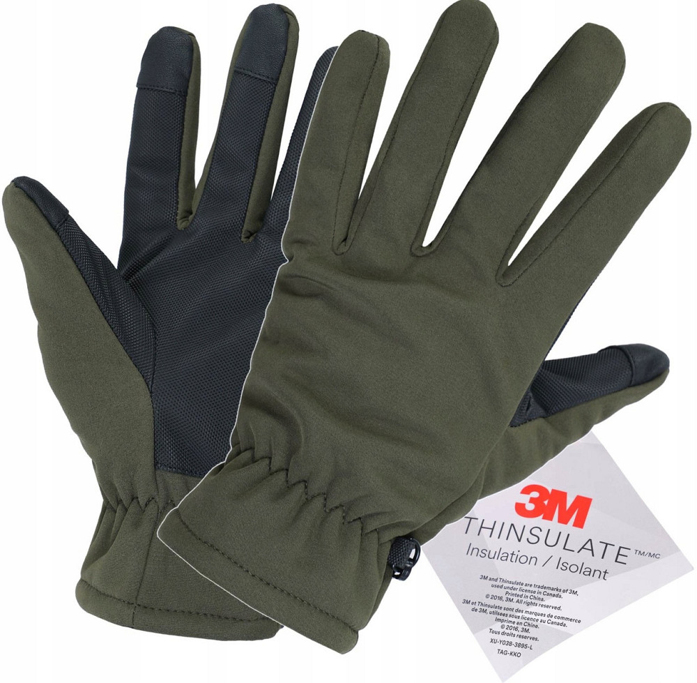 Тактические Перчатки повседневные зимние с сенсором Mil-Tec от Sturm 