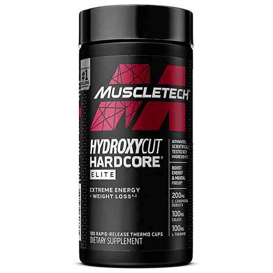 Жиросжигатель MuscleTech Hydroxycut Hardcore Elite 100 caps Луцк