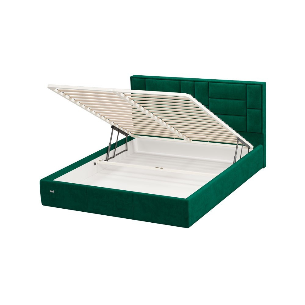 Кровать TaurusDesign Bagheera VIP с дополнительной металлической цельносварной рамой 140x200 зеленый Киев - изображение 10