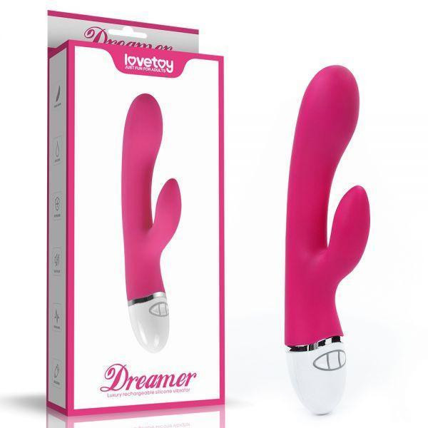 Вібромасажер із кліторальним стимулятором Rabbit Vibrator USB Rechargeable Sex Aura Київ - фото 1