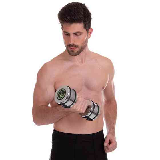 Гантель 10 кг хромированная Zelart-2622-10 Киев