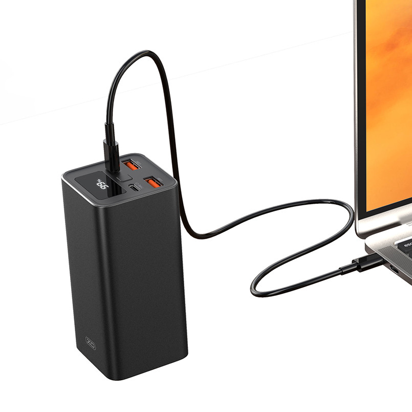 Повербанк (Power Bank) XO PB97 20000mAh 65W чорний Львів - фото 3