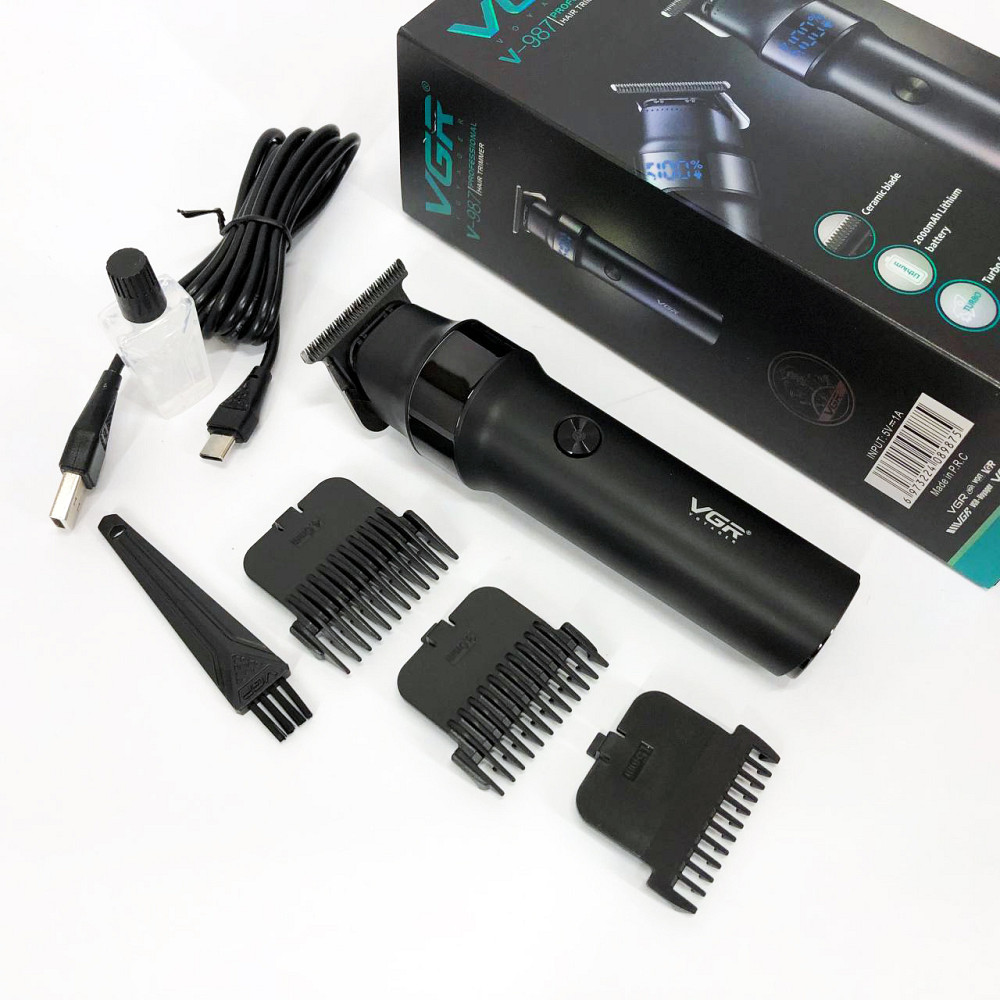 Машинка для стрижки волос для профессионалов VGR V-987 Надежная машинка стрижки SQ-16 Львов - изображение 15