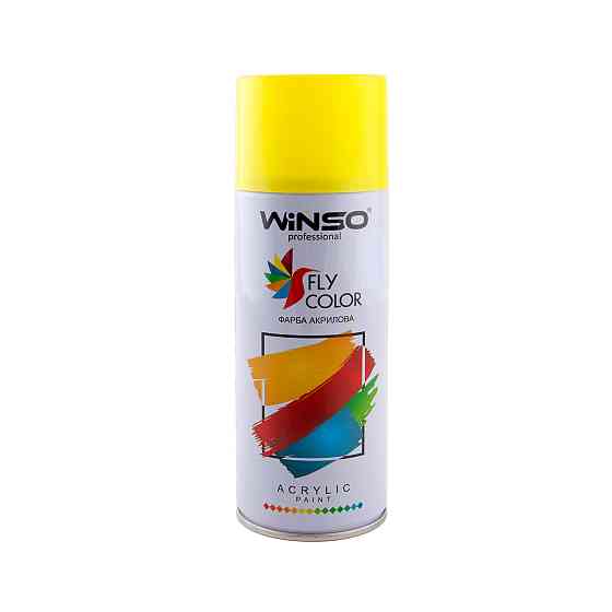 Краска акриловая Winso Spray Желтый 450мл Львов