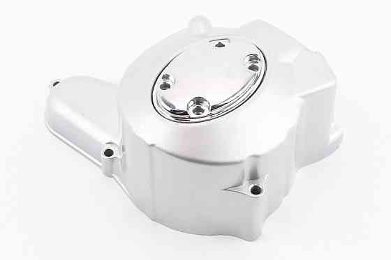 Кришка двигуна ліва (для статора магнето на 2 котушки) 110cc + кришка овальна (можливі дефекти фарбування) Киев