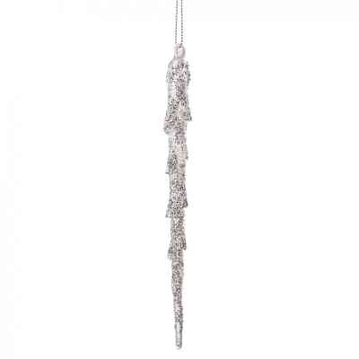 Елочная игрушка Novogod`ko Сосулька 19 см Пластик (974877) Винница