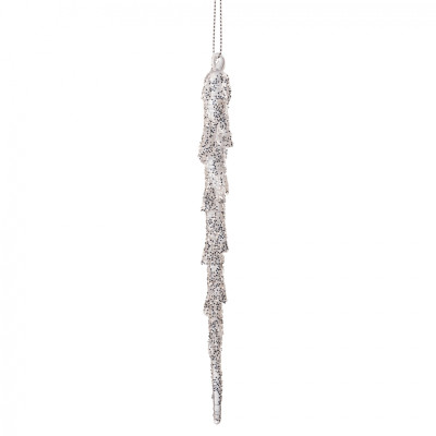 Елочная игрушка Novogod`ko Сосулька 19 см Пластик (974877) Винница - изображение 1
