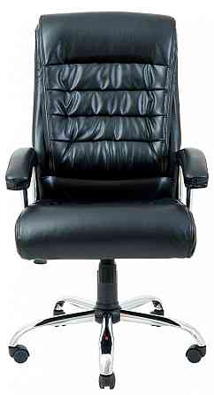 Офісне Крісло Керівника Richman Princeton Titan Black Хром М1 Tilt Чорний Київ
