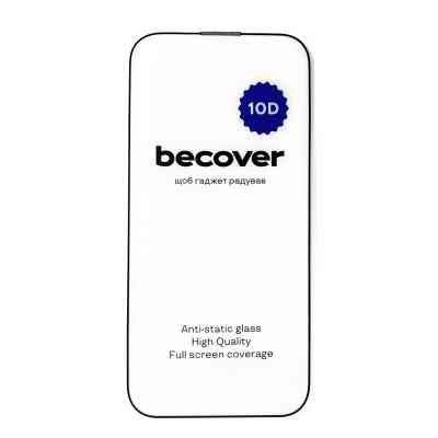 Стекло защитное BeCover Apple iPhone 14 Pro Max 10D Black (711328) Винница