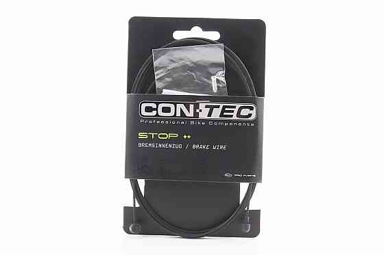 Трос гальмівний 2100мм універсальний MTB/ROAD з кінцевиком, нержавіюча сталь, тефлонове покриття, чорний Slick Stainless with Teflon CP-B3/B4 Киев