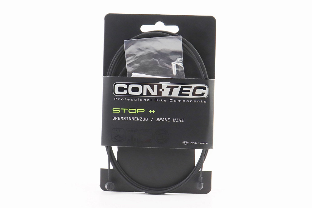 Трос гальмівний 2100мм універсальний MTB/ROAD з кінцевиком, нержавіюча сталь, тефлонове покриття, чорний Slick Stainless with Teflon CP-B3/B4 Киев - изображение 1