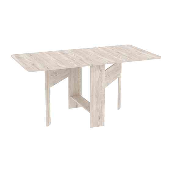 Стол-тумба №4 узкая, Самоа Димчастий, 1580х800х750 Львов