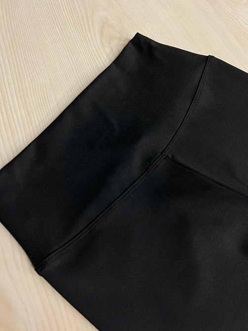 Лосины женские A-N 1721 со штрипками фиксаторами дайвинг с высокой посадкой черные, черный, S Киев - изображение 5