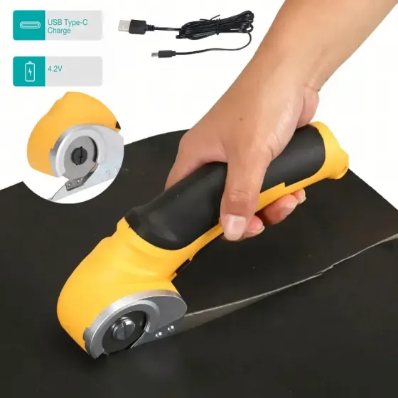 Беспроводные электрические ножницы / Аккумуляторный дисковый резак для картона, Электроножницы до 6 мм, 4 В Коломия