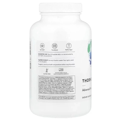 Вітамінно-мінеральний комплекс Thorne Research Комплекс поживних речовин, Advanced Nutrients, 240 капсул (THR-01706) Вінниця - фото 3