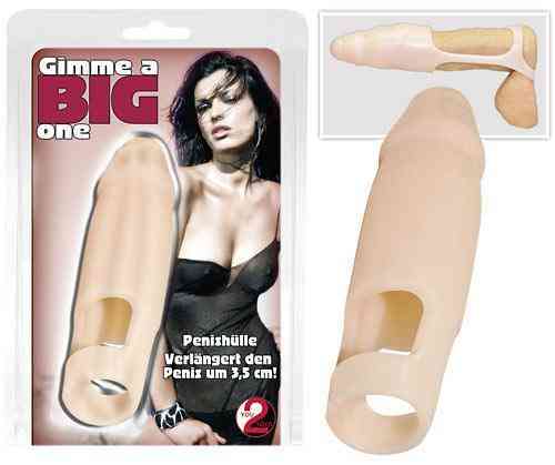 Насадка для удлинения BIG GIMME (телесная) Sex Aura Киев