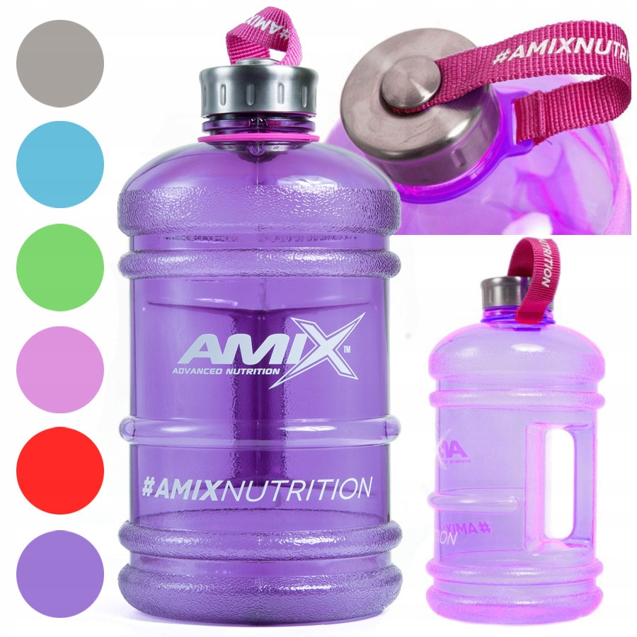Water Bottle Amix 2200ml Purple Луцк - изображение 2