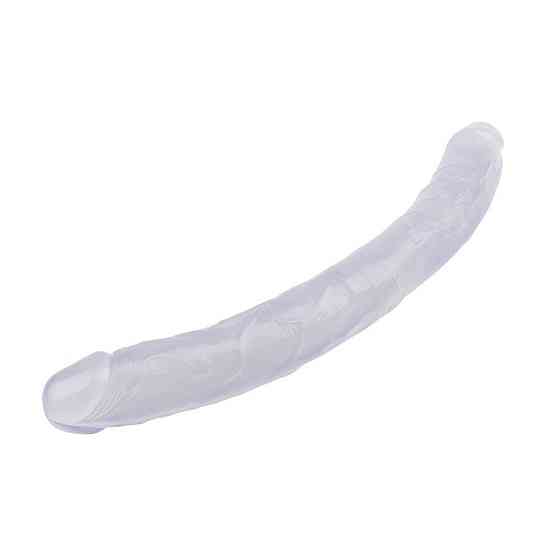 Фаллоимитатор реалистичный двухсторонний Chisa Hi-Rubber, прозрачный Sex Aura Киев