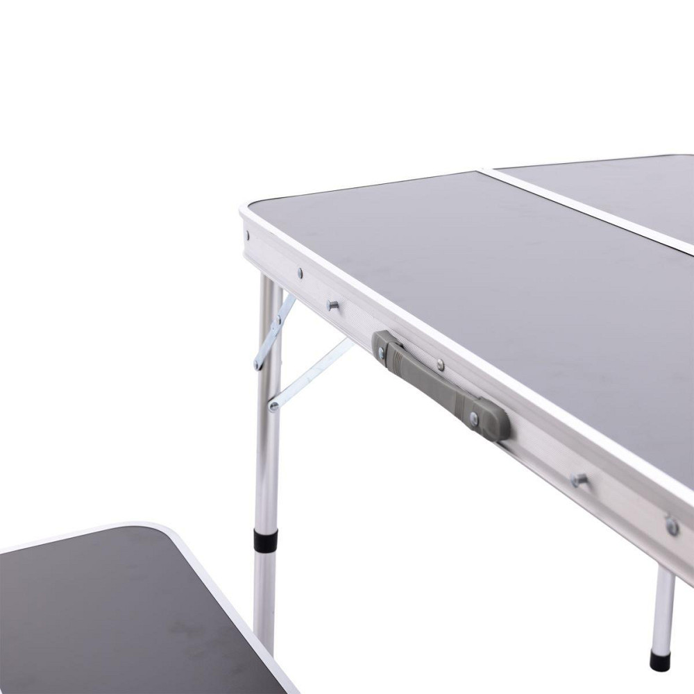 Комплект складной мебели: стол и 2 лавочки, серый Киев - изображение 10