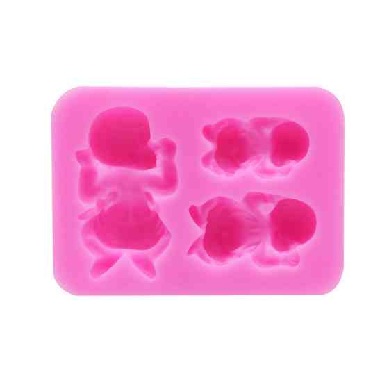 Молд силіконовий Немовля 56 на 80 мм рожевий Київ