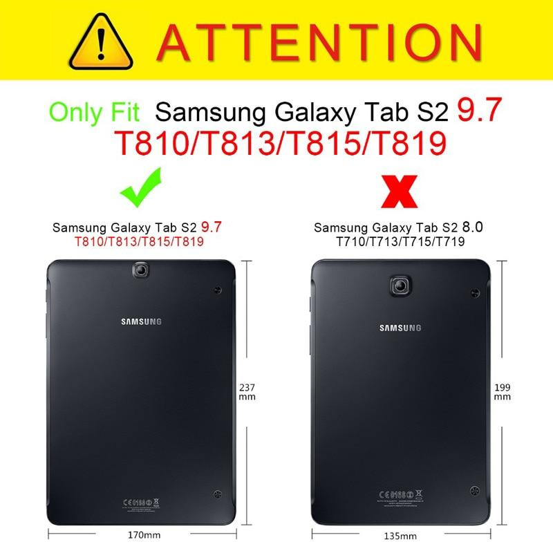 Прочный гибридный чехол из ТПУ для планшета Samsung GALAXY Tab S2 9.7 SM T810 T815 T813 T819 Днепр - изображение 2