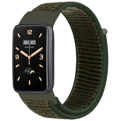 Ремешок для фитнес браслета Armorstandart нейлоновый для Xiaomi Smart Band 7 Pro Army Green (ARM66805) Винница - изображение 1