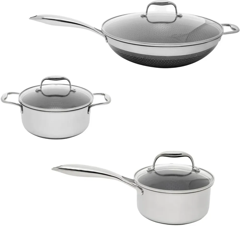 Kohersen Zestaw naczyń SINGLE ASIA z powłoką DIAMOND BLACK CUBE Киев - изображение 1