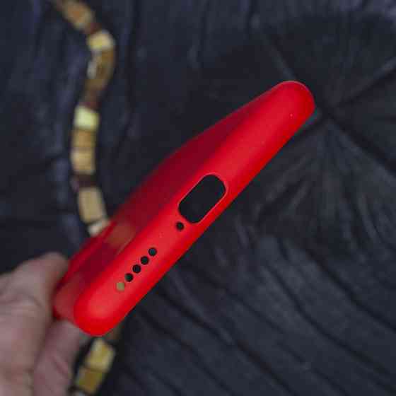 Чохол для Poco F3 Silicone Liquid Case Red Київ