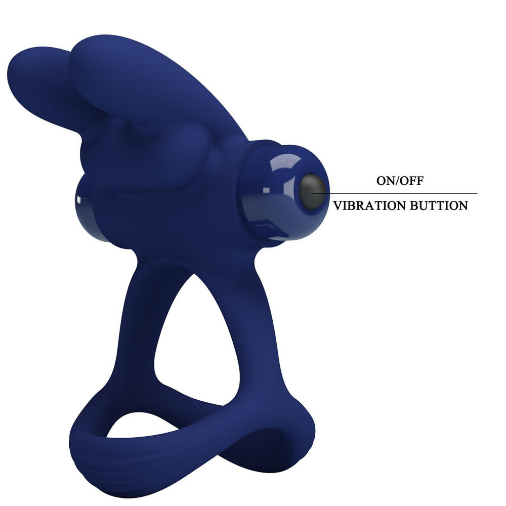 Кільце ерекційне Pretty Love - Powerful ring, 10 vibration functions, BI-210320 Sex Aura Київ - фото 9