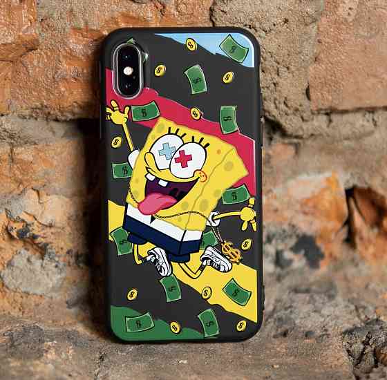 Премиум чехлы на Iphone ,Xiaomi , MEIZU ,HUAWEI и Samsung SPONGE BOB \ ГУБКА БОБ Черновцы