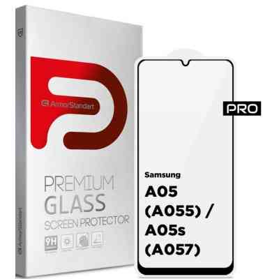 Стекло защитное Armorstandart Pro Samsung A05 (A055) / A05s (A057) Black (ARM71789) Винница