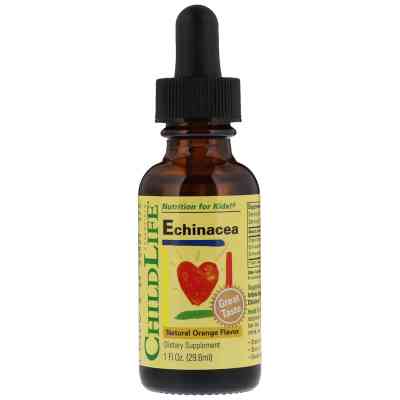 Трави ChildLife Рідка Ехінацея для Дітей з Апельсиновим Смаком, Echinacea, (CDL-10100) Вінниця
