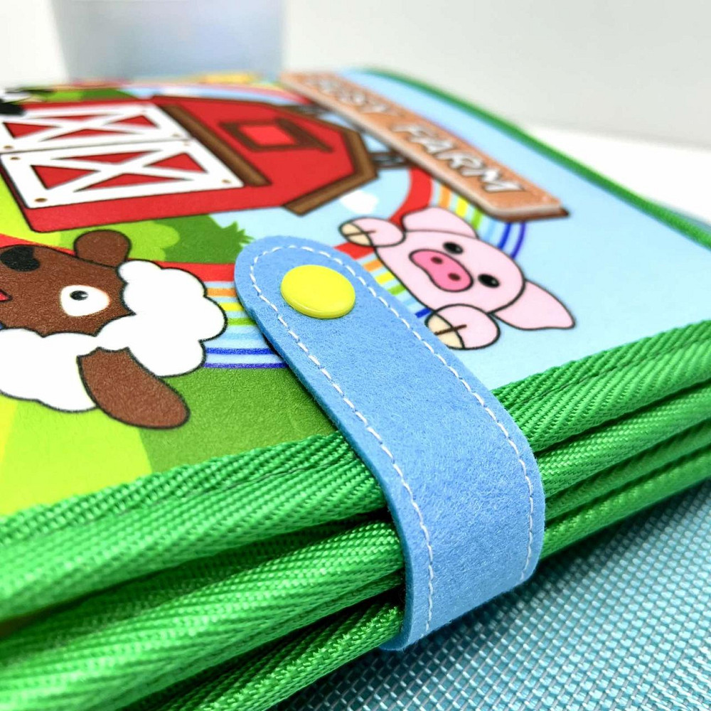 Бізіборд-книга фетрова з активностями 21×6×22 см (C 71085) Чернигов - изображение 8