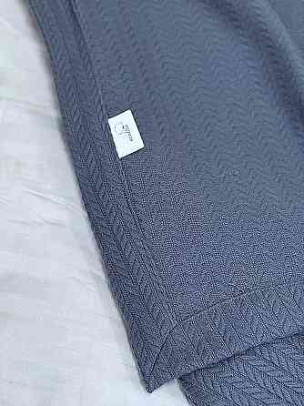 Ecotton Покривало Ecotton Pique 200х230 см натуральне сіре Grey в крафтовій подарунковій коробц Коломыя