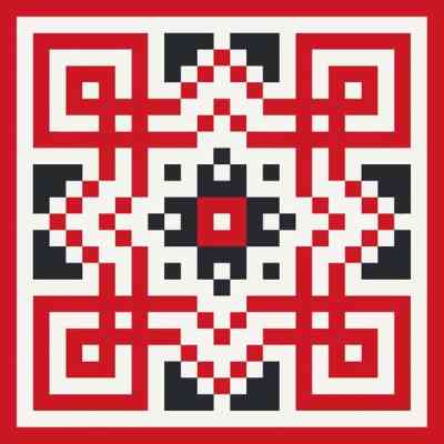 Картина по номерам ArtCraft Український орнамент 30х30 см (13040-AC) Вінниця